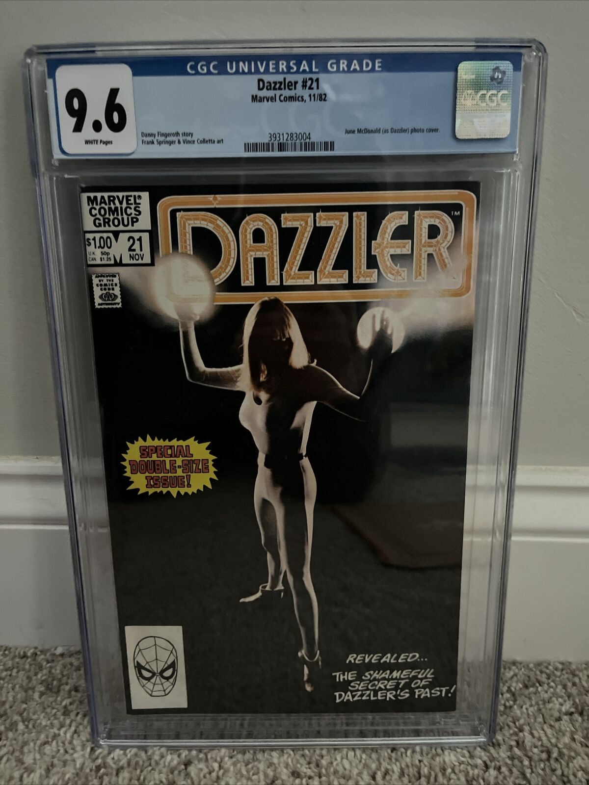 DAZZLER #21 CGC 9.6 (Marvel 1982) - Photo Cover