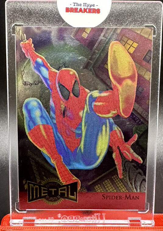 Spider-Man 1995 Fleer Marvel Metal Limited Edition Metal Blaster #12 SP