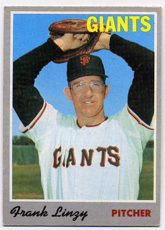 1970 Topps Baseball Card/Frank Linzy-San Francisco Giants