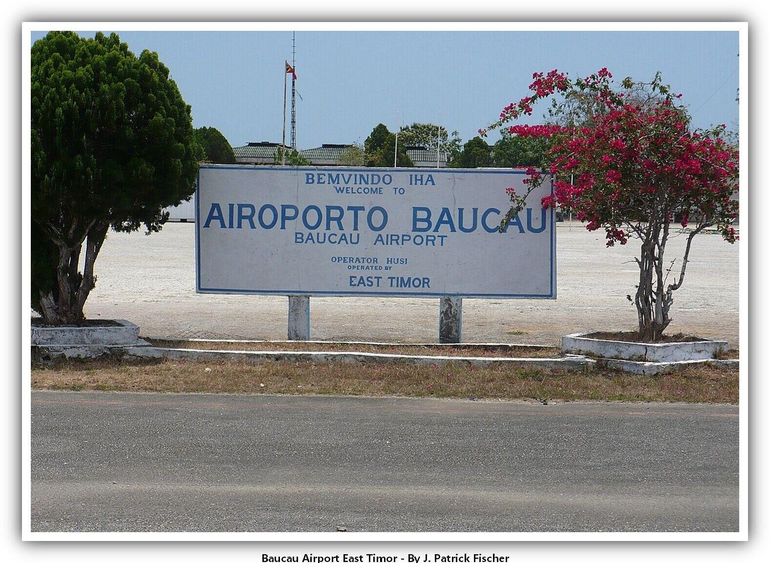 Baucau Airport East Timor Airport Postcard