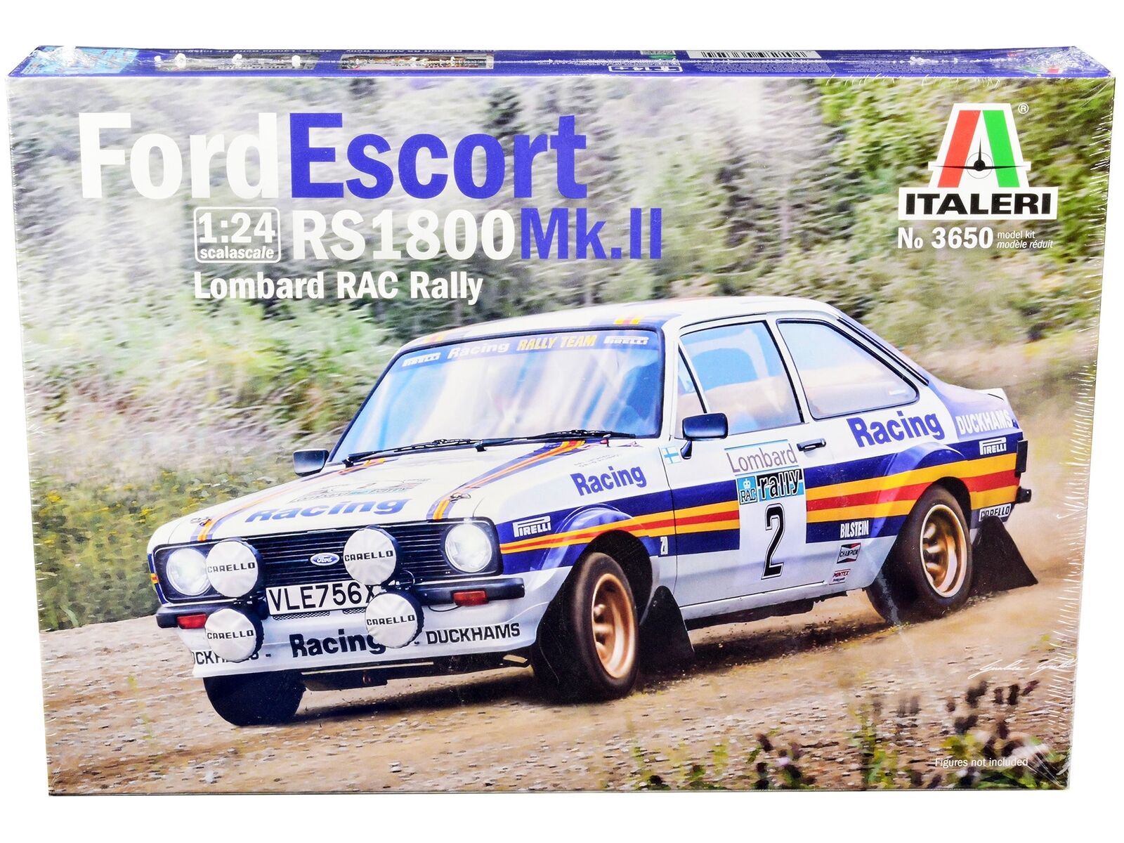Skill 2 Model Kit Ford Escort RS 1800 MkII 2 Lombard RAC Rally 1/24 Scale Model