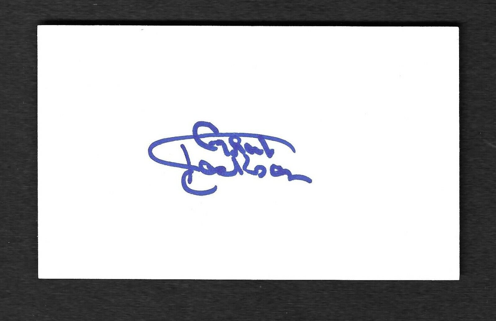 Grant Jackson d. 2021 1965 Phillies Pirates Signed Autographed 3X5 Index Card 