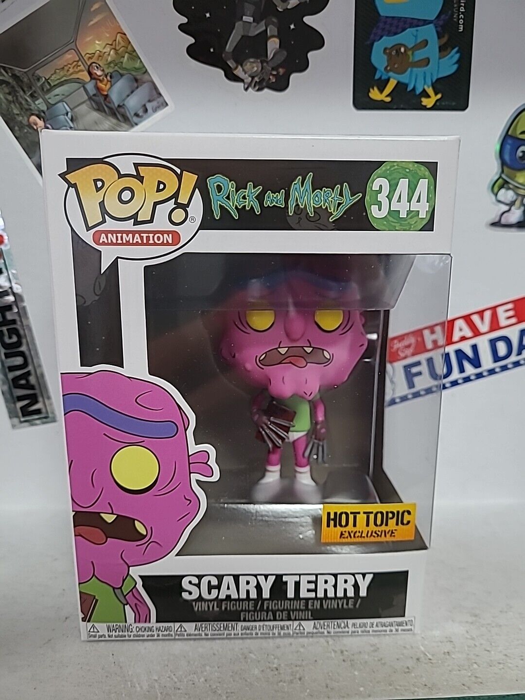 Funko Pop Rick And Morty Scary Terry #344 (Hot Topic Exc) Vinyl Figure