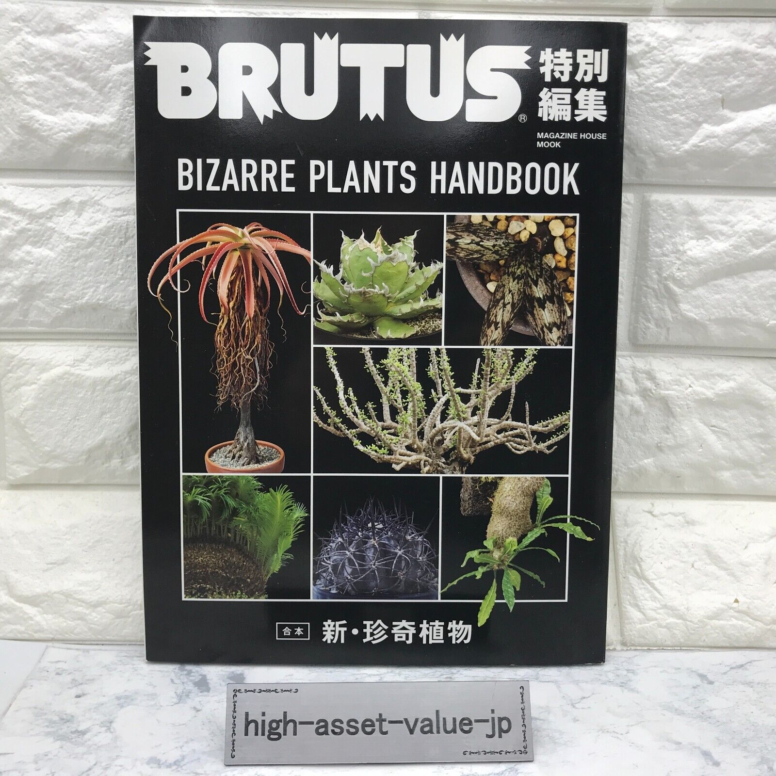 Bizarre Plants Handbook Japanese Culture Magazine BRUTUS Special Edition  F/S JP