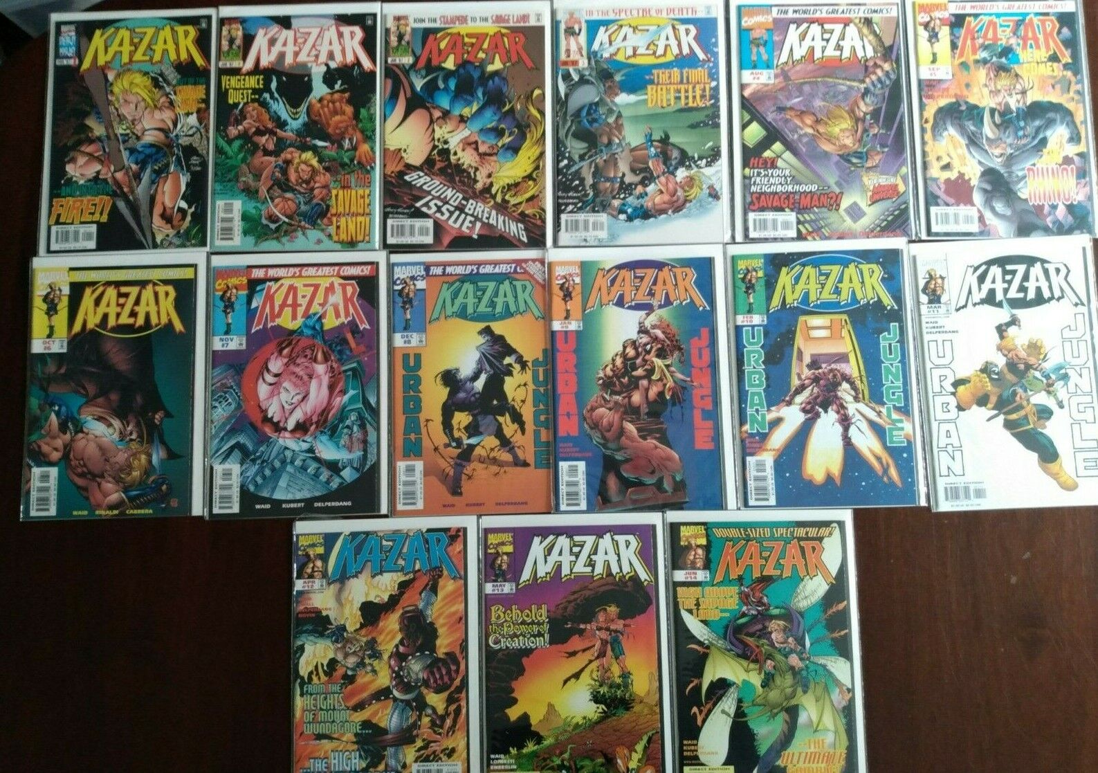 Kazar #1,2,2-14 Marvel 1997 Comic Books NM