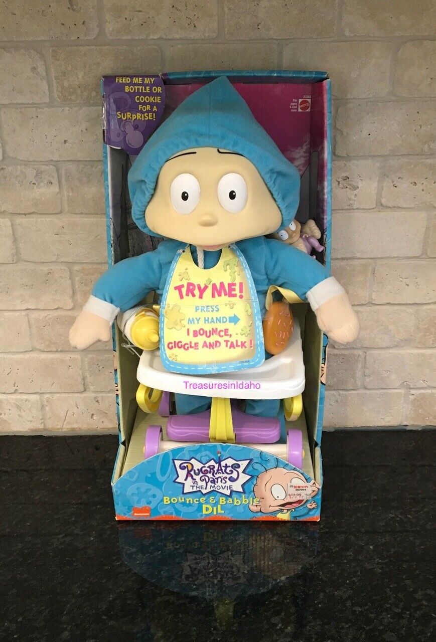Vintage Rugrats Bounce & Babble Dil Nickelodeon Mattel 2000