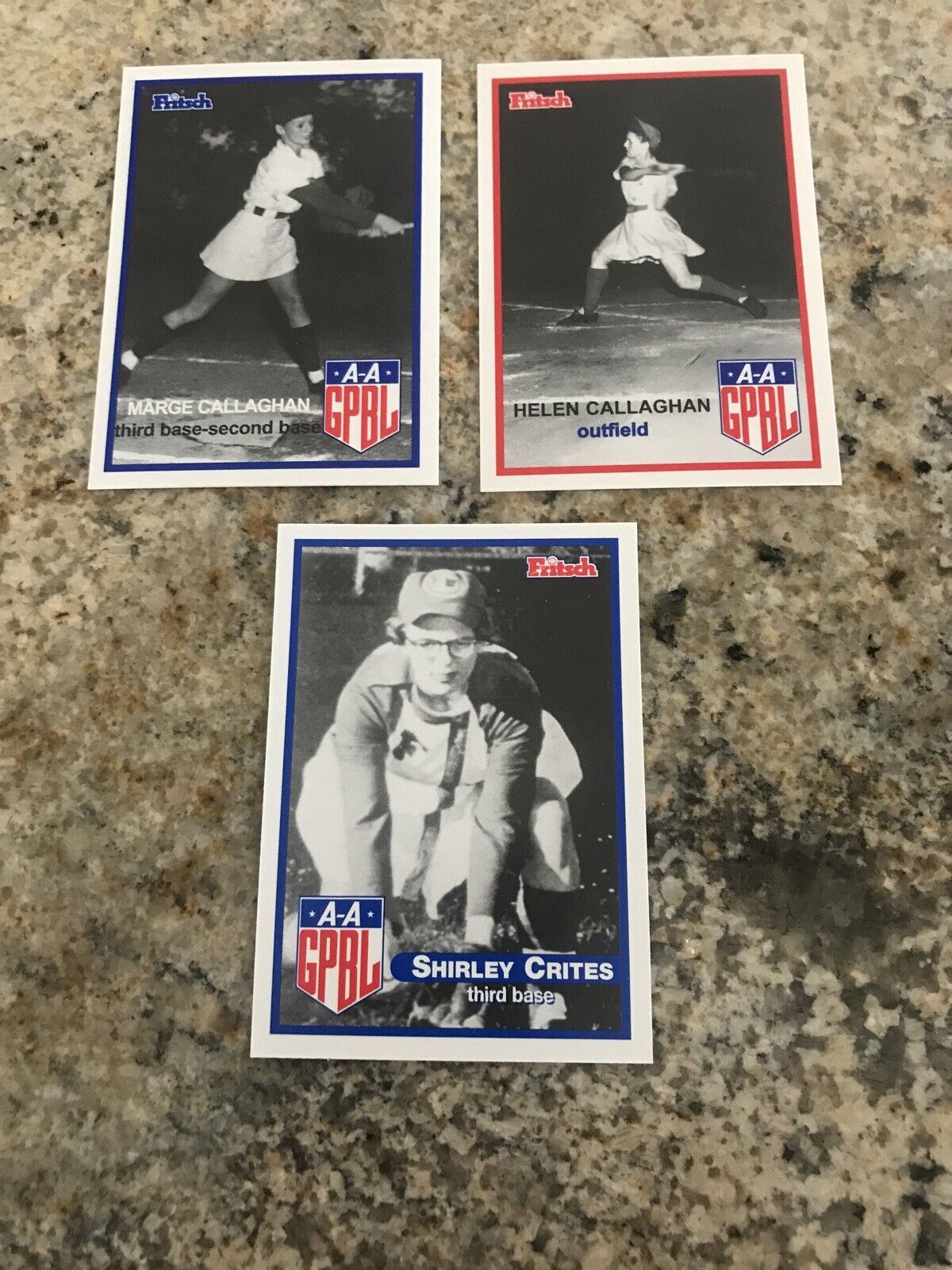 AAGPBL Baseball Cards Of Fort Wayne Daisies players