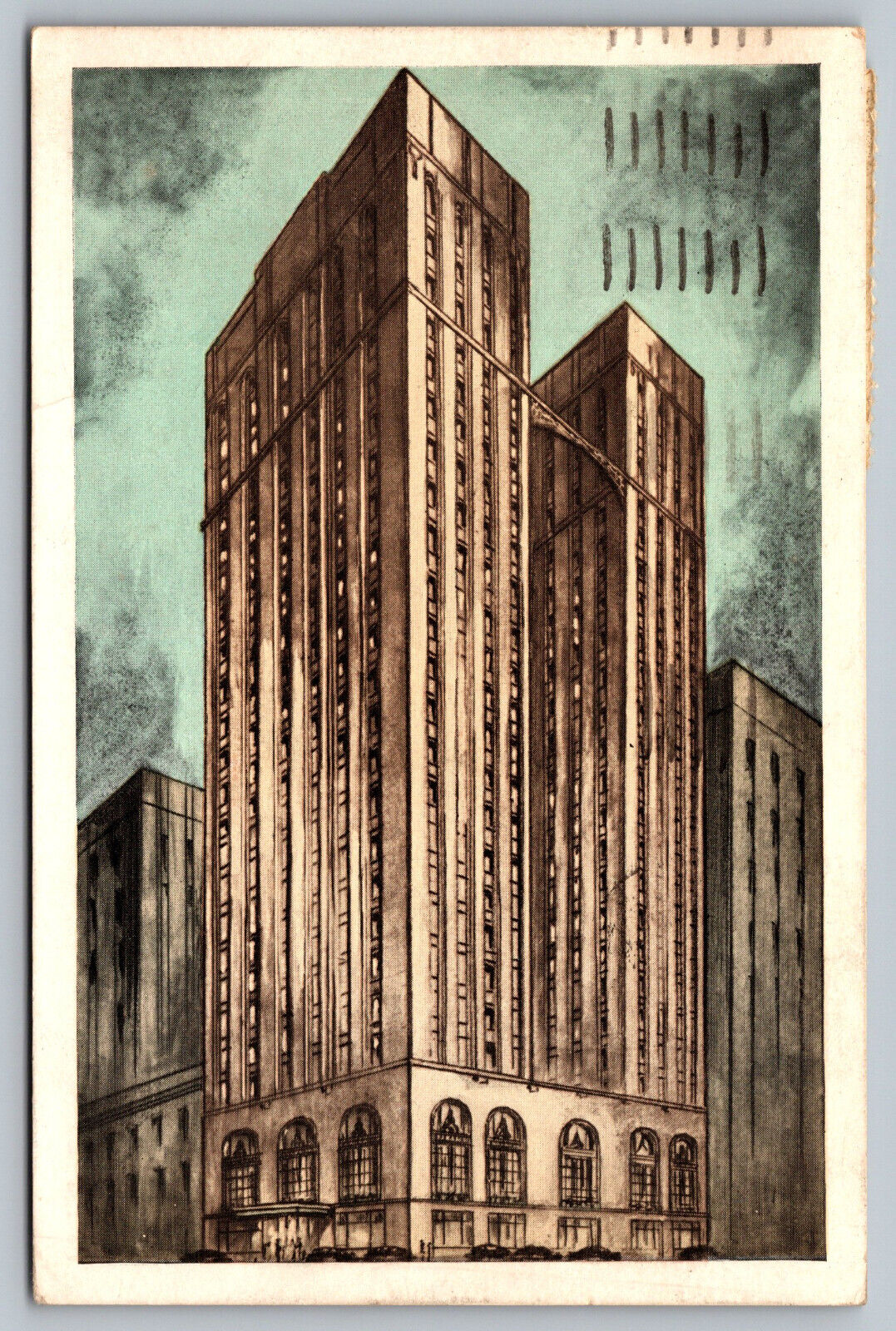 Postcard The Pittsburgher, Pittsburgh’s Busiest Hotel, Pennsylvania D12