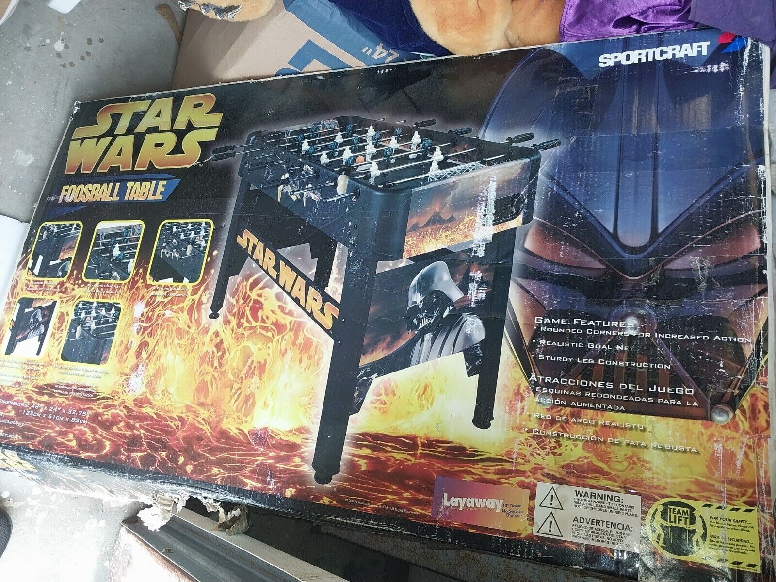 Rare Star Wars Foosball Table Game (2005) - NEW in Box