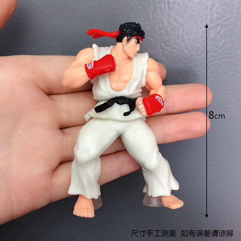 Ryu Ken Street Fighter Characters Set 3D Resin Fridge Magnet Refrigerator Gift