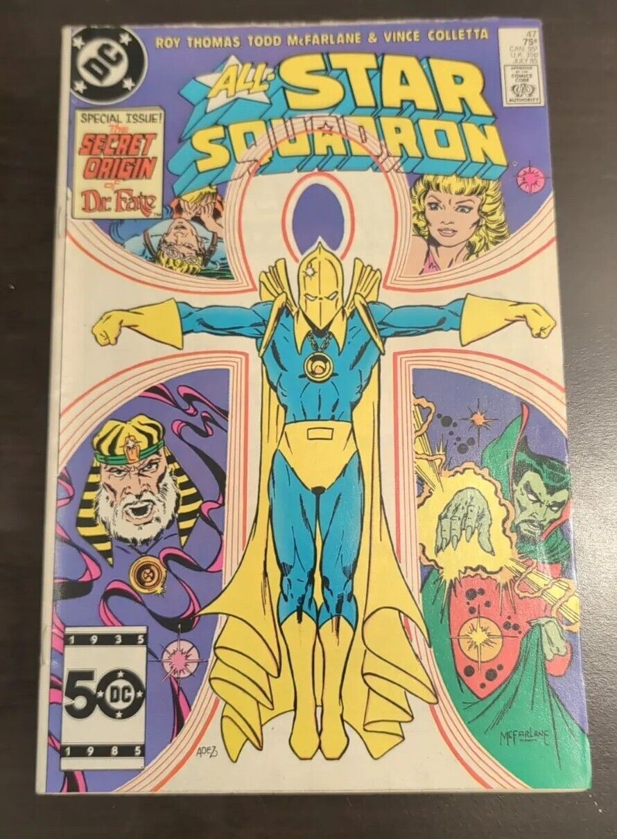 All-Star Squadron 47 1985 - Origin of Dr. Fate Early Todd McFarlane Art 