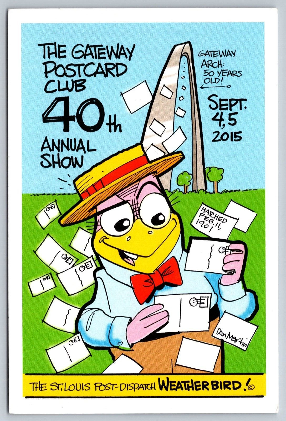 Postcard Advertising Gateway Postcard Club Show 2015 St. Louis 40th Show A11