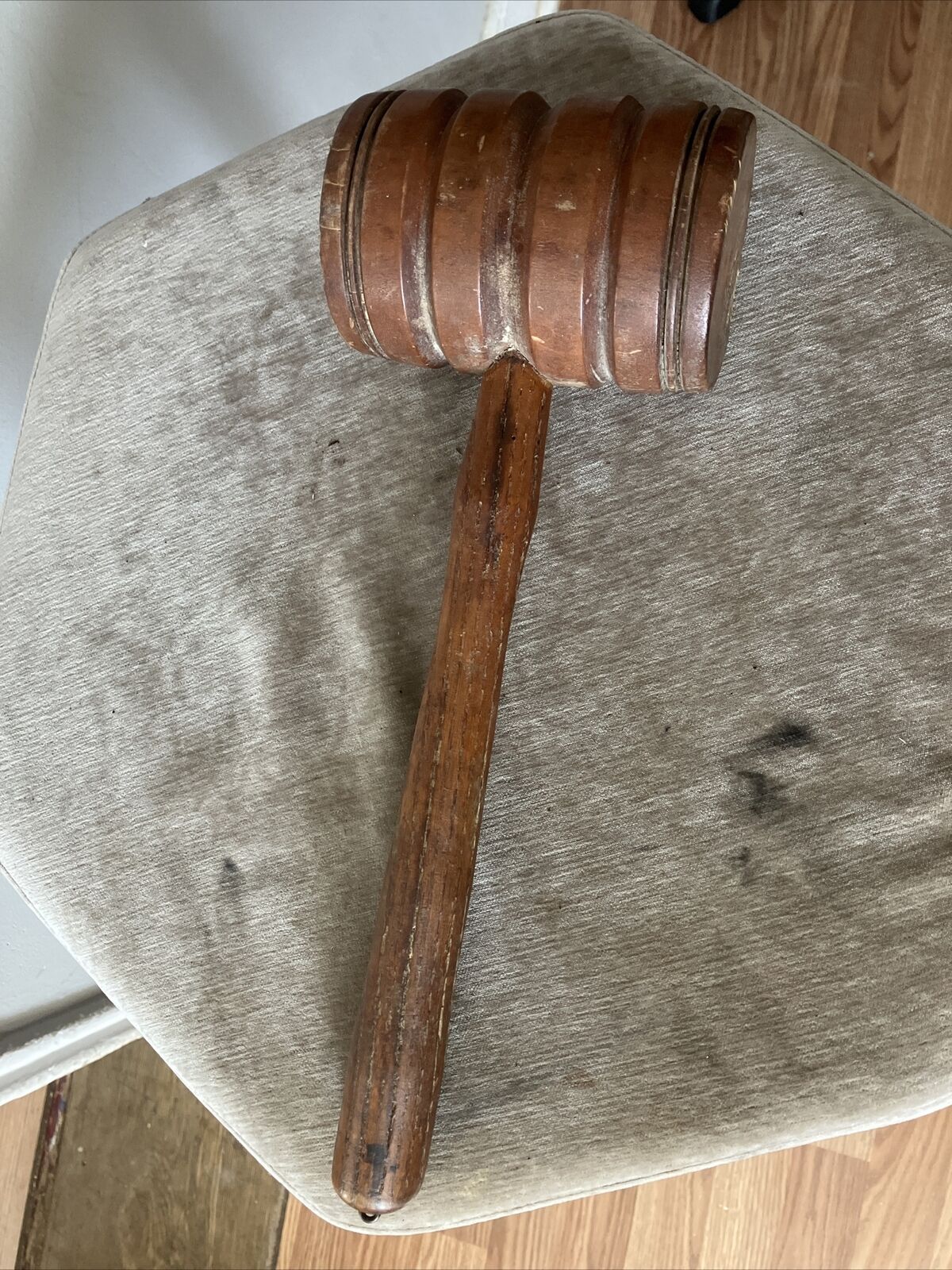 Antique Vintage wooden Wood Mallet Hammer