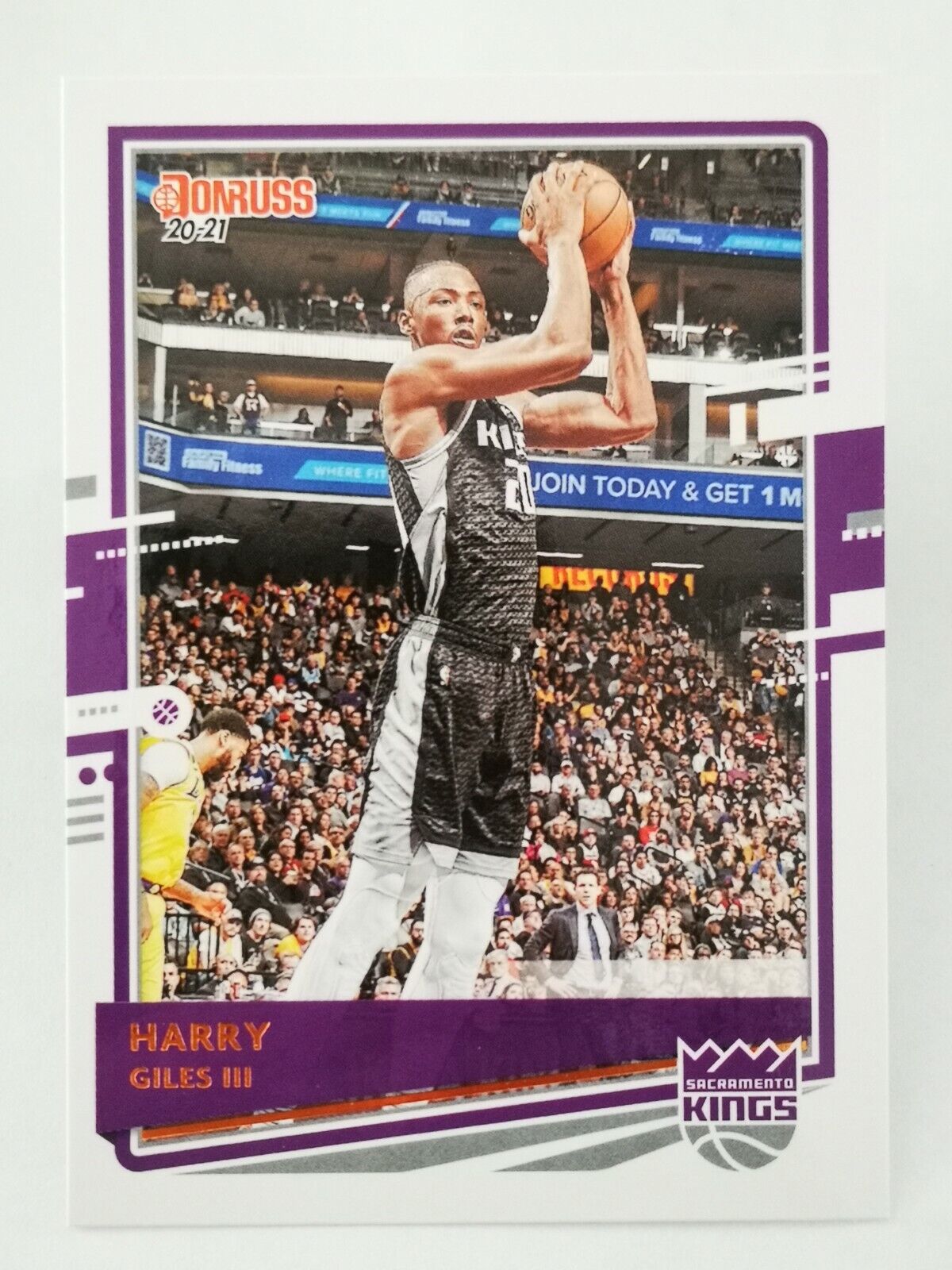 2020-21 Donruss N14 NBA Trading Card Sandwiches #125 Sacramento Kings Harry Giles 