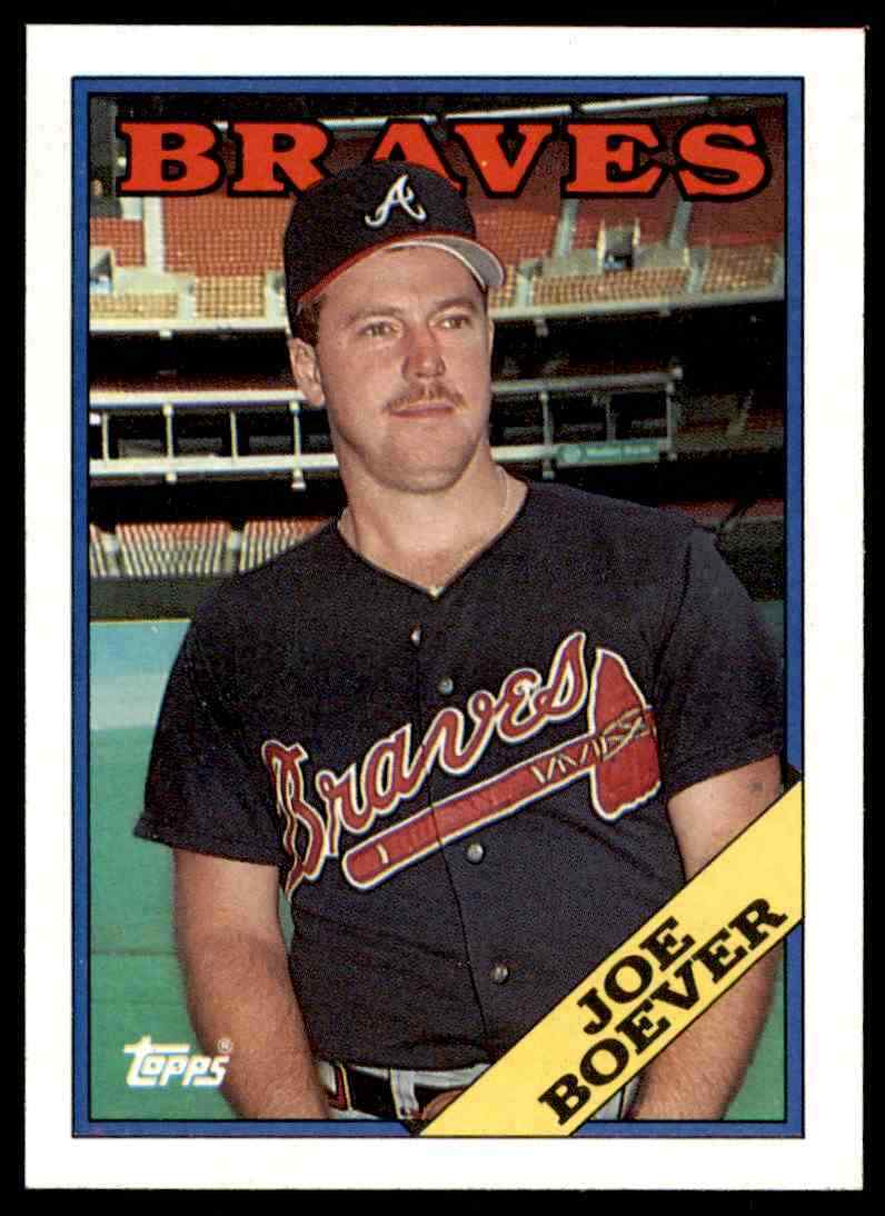 1988 Topps Joe Boever Atlanta Braves #627