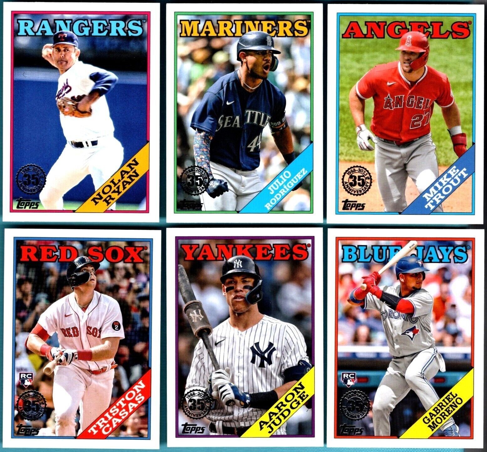 2023 Topps Series 1 / 2/ Update 1988 35th Insert Set *You Pick* Complete ur Set
