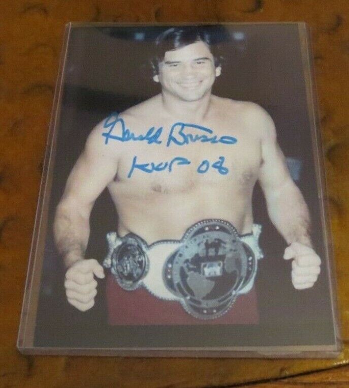 Gerald Brisco wrestler signed autographed photo WWE HOF 2008 WWF producer