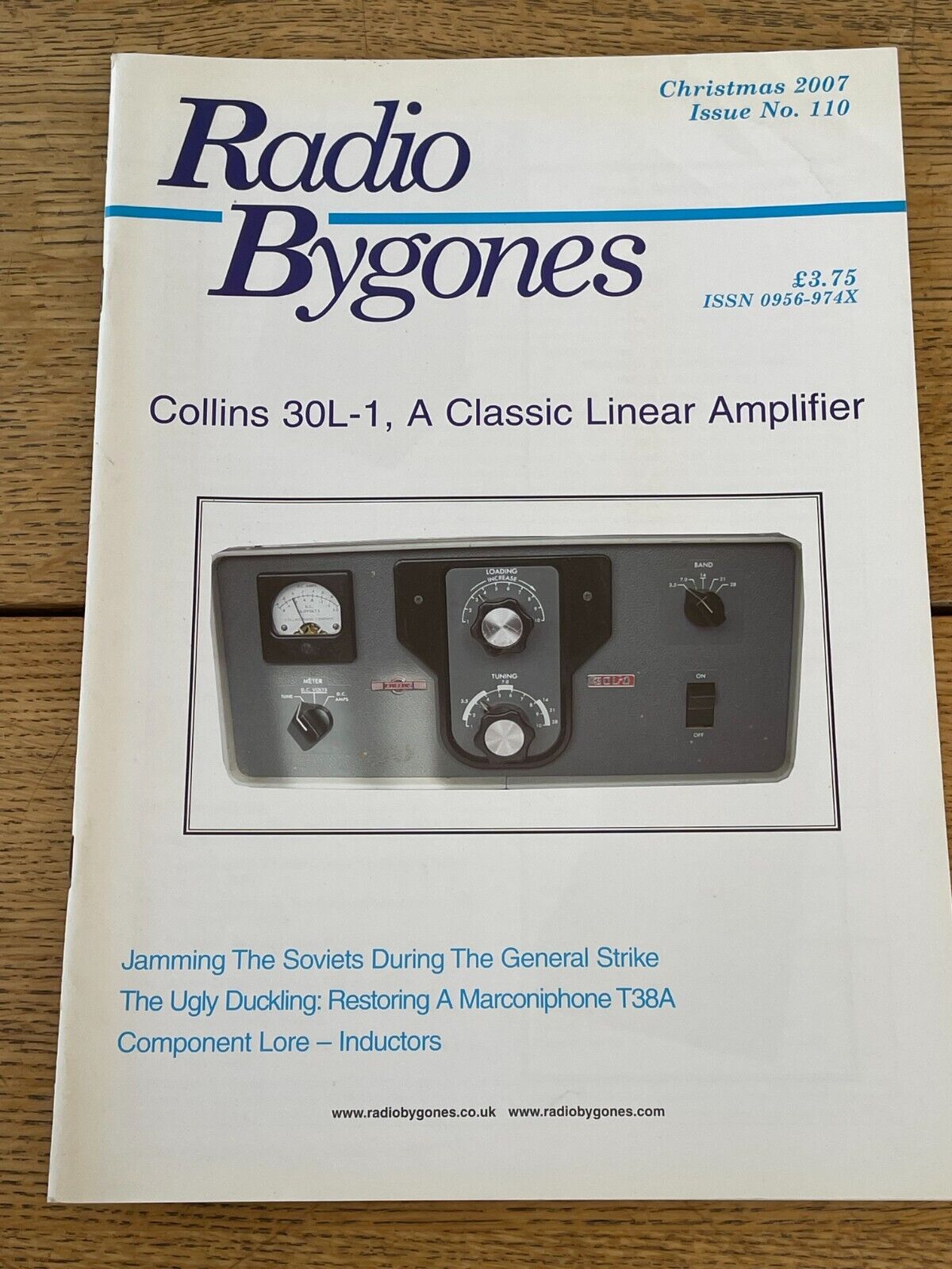 VINTAGE RADIO BYGONES ISSUE 110 COLLINS 30L-1 AMPLIFIER MARCONIPHONE T38A