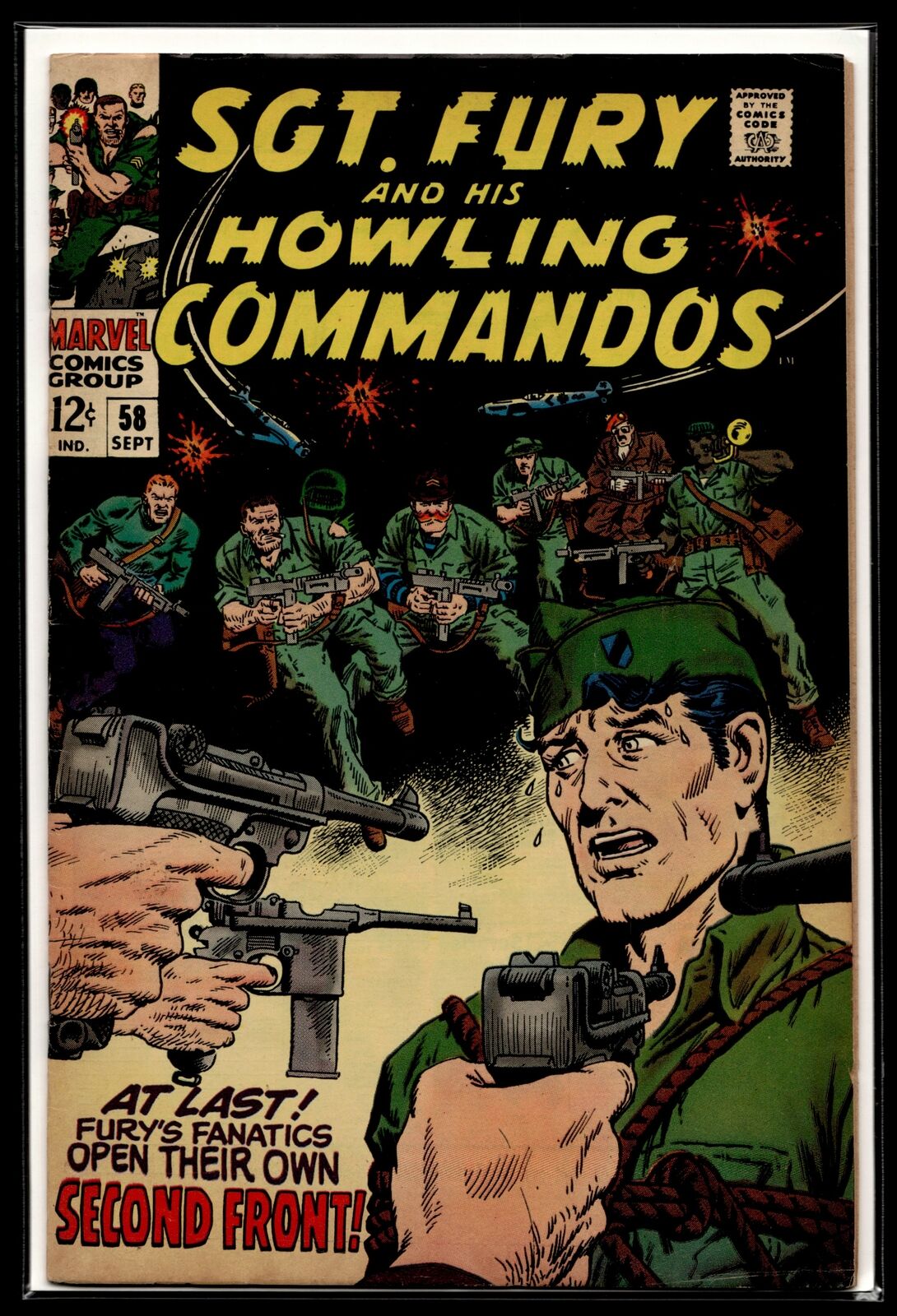 1968 Sgt. Fury and His Howling Commandos #58 Marvel Comic