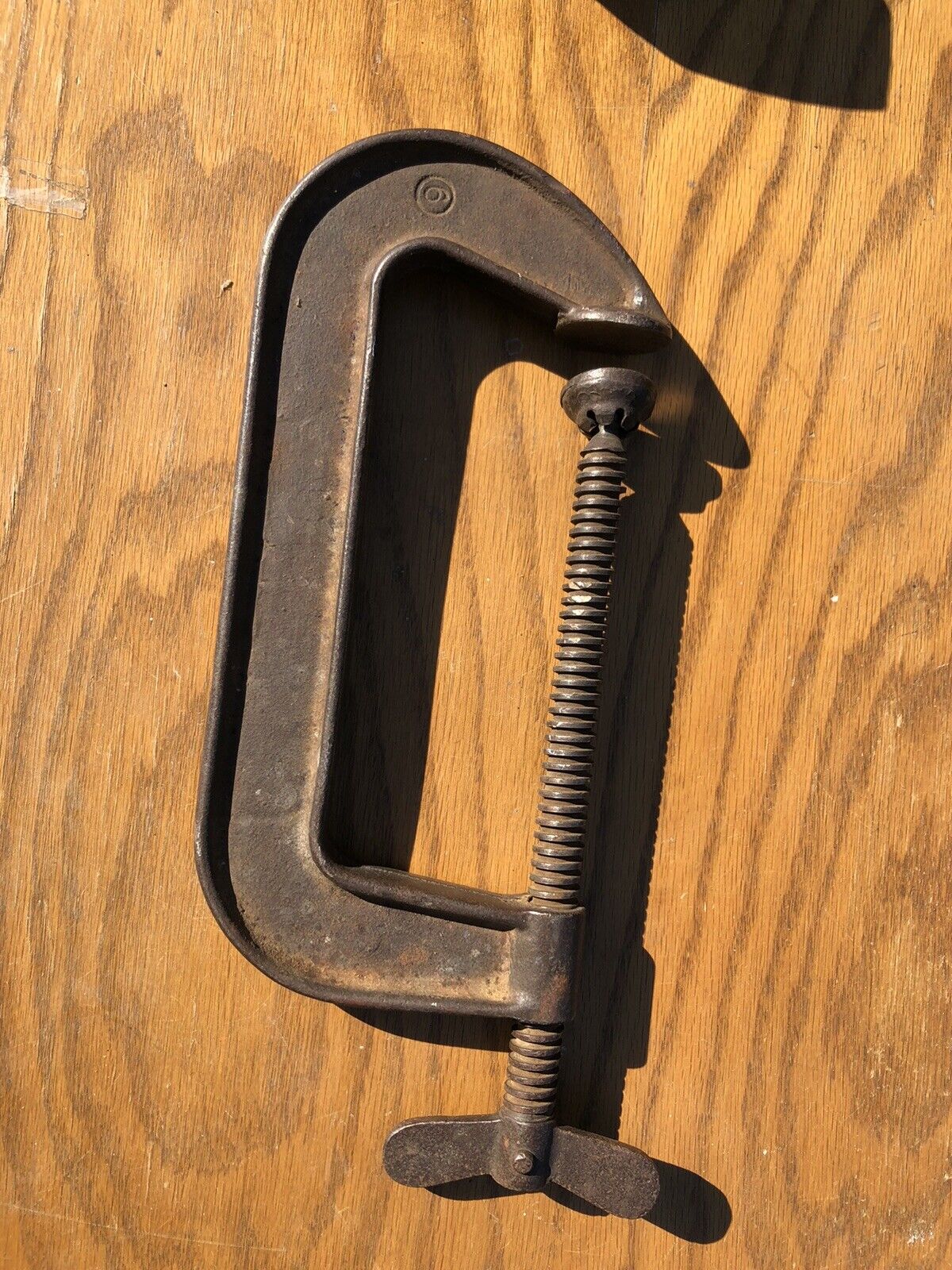 Antique Heavy Duty #6 C-Clamp Unbranded See Photos 