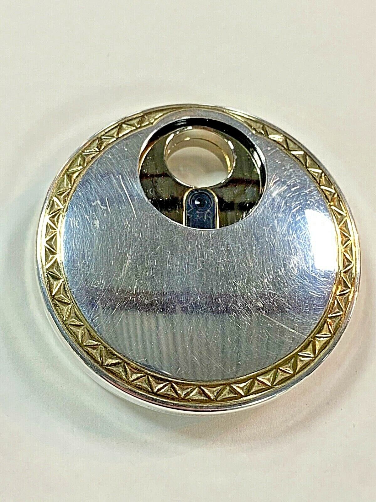 VINTAGE KIRK STIEFF STERLING SILVER WITH GOLD PERFUME ATOMIZER