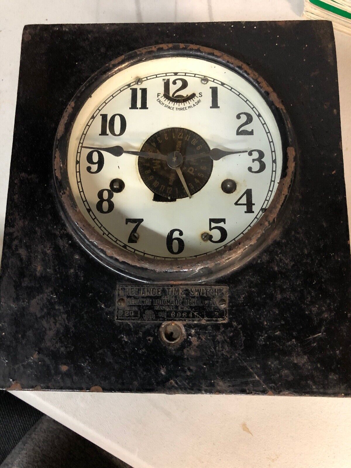 Antique Vintage Reliance Automatic Lighting -Time Switch No. 60645 Type B
