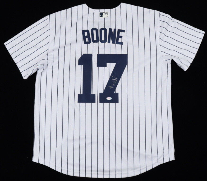 Aaron Boone Signed New York Yankees Nike Jersey (PSA) On Field Style