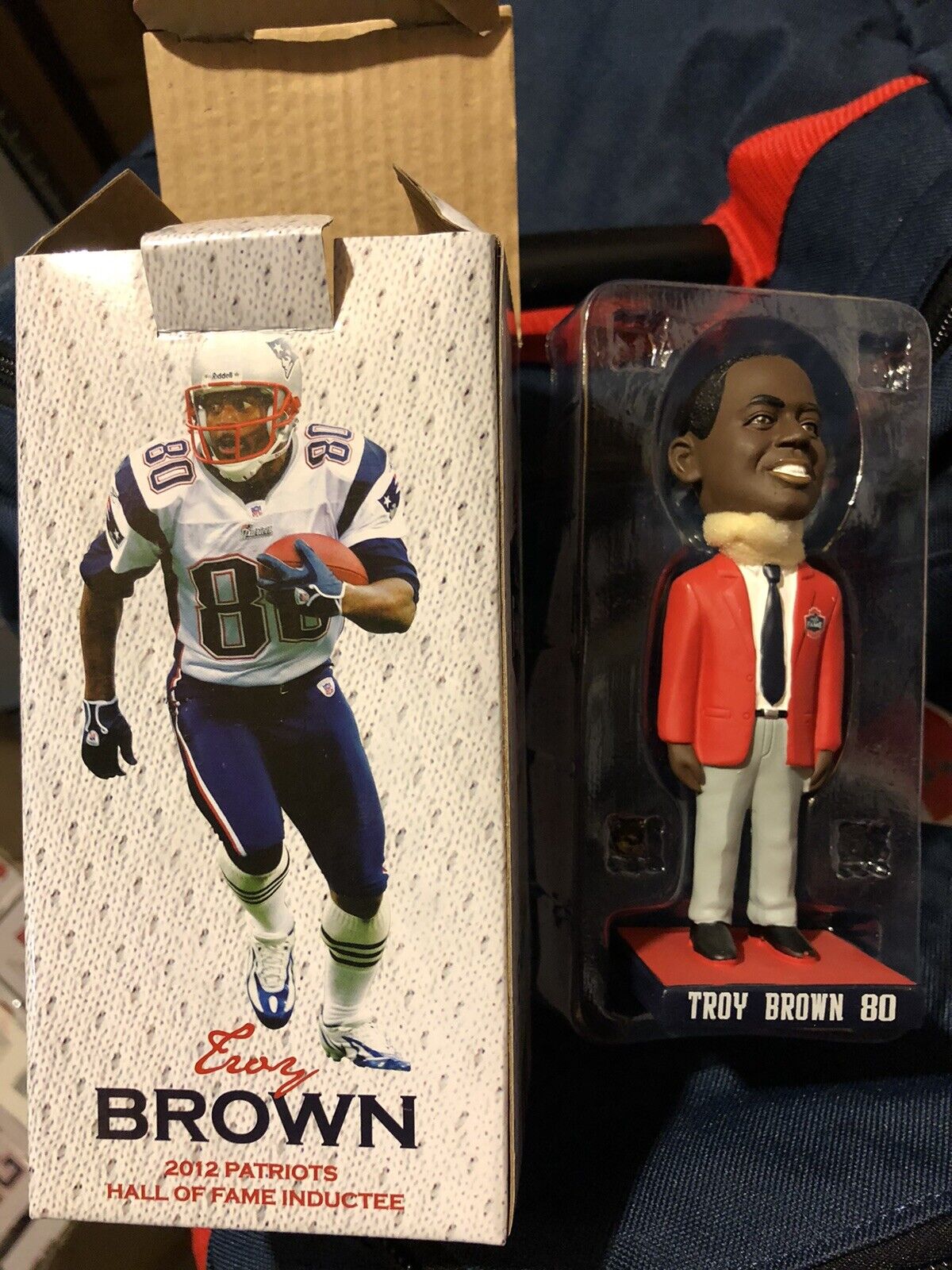 Troy Brown New England Patriots Hall Of Fame Bobblehead The Hall Foxboro