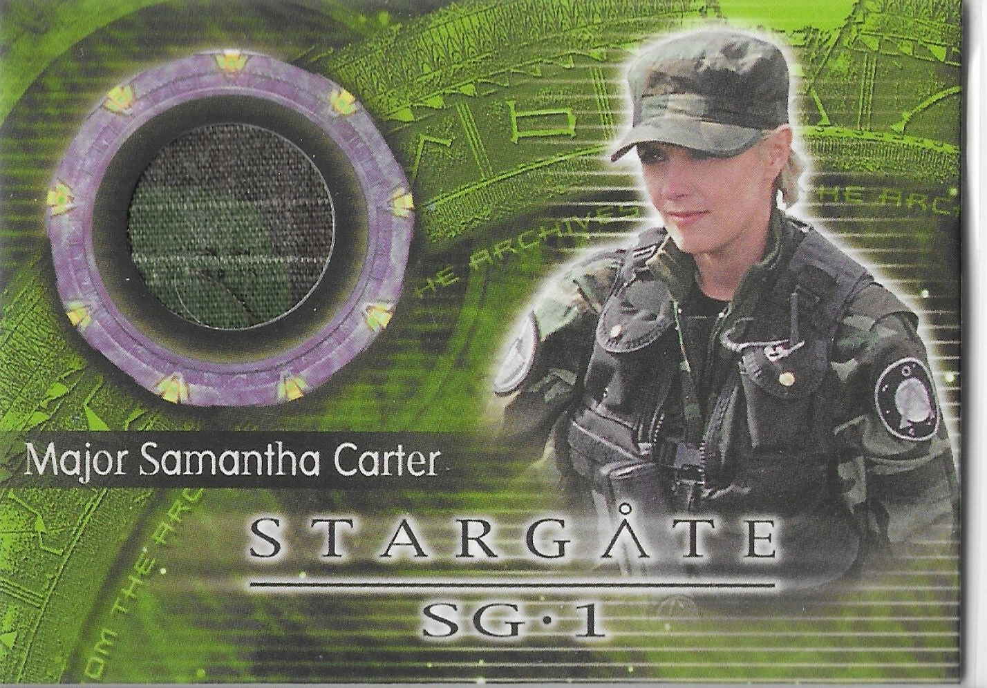 Stargate SG1 Season 6 C17 Amanda Tapping Samantha Carter 2 Color Costume Card V1
