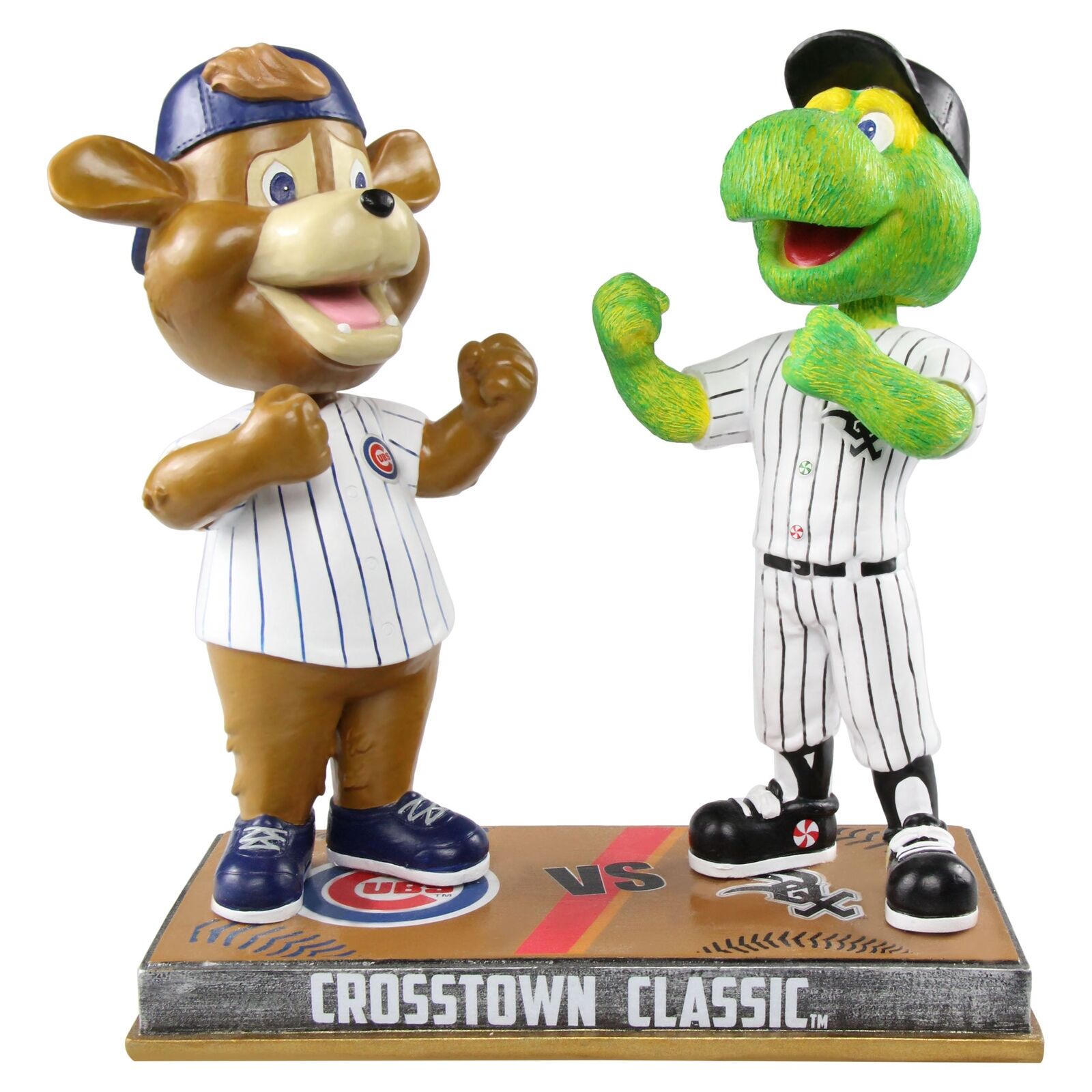 Chicago Cubs and Chicago White Sox - Clark and Southpaw Rivalry Bobblehead MLB