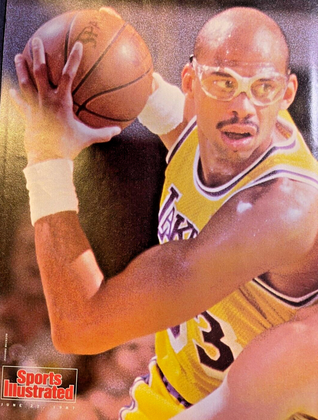 1987 Magazine Illustration Basketball Star Julius Erving Dr. J