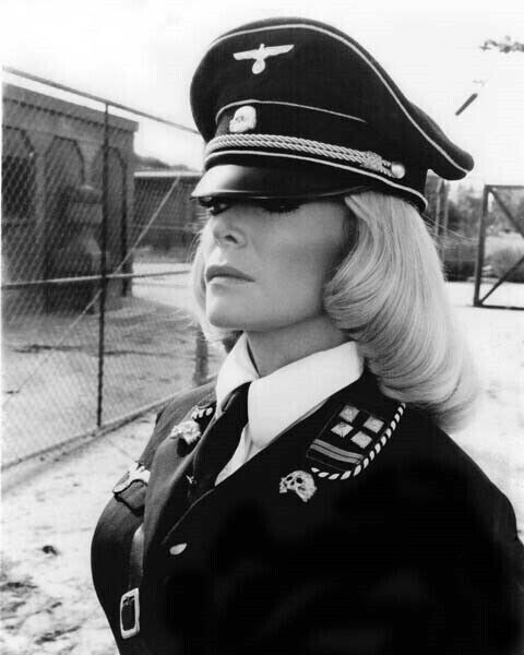 Dyanne Thorne 1975 portrait Ilsa She Wolf in uniform 8x10 real photo
