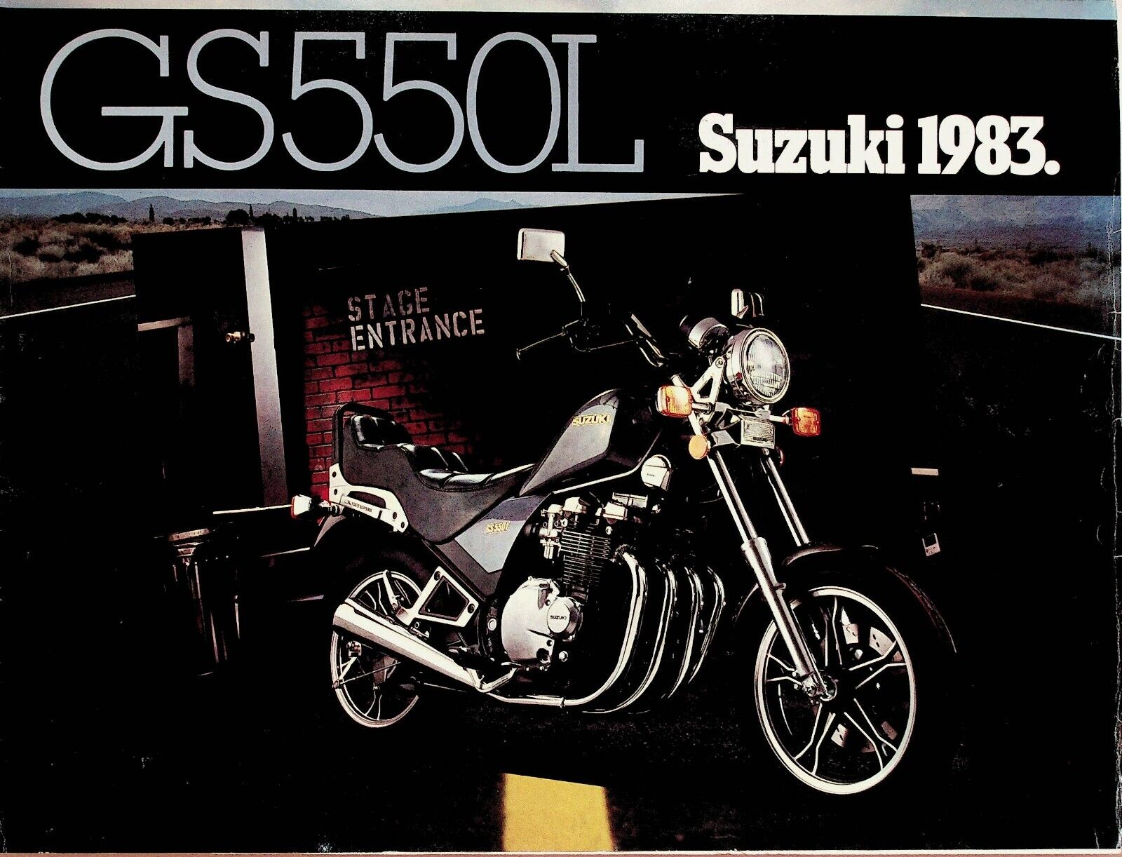 1983 Suzuki GS550L - 4-Page Vintage Motorcycle Ad