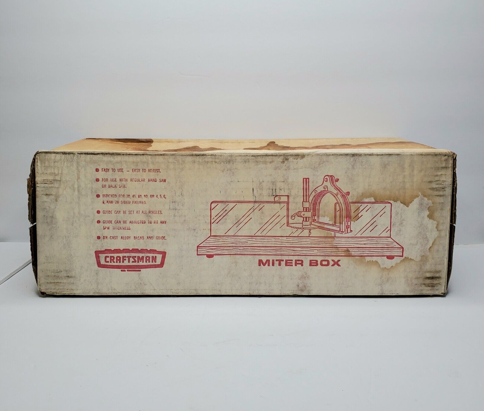 Vintage Sears Craftsman Mitre Box No. 3634. Brand New NOS