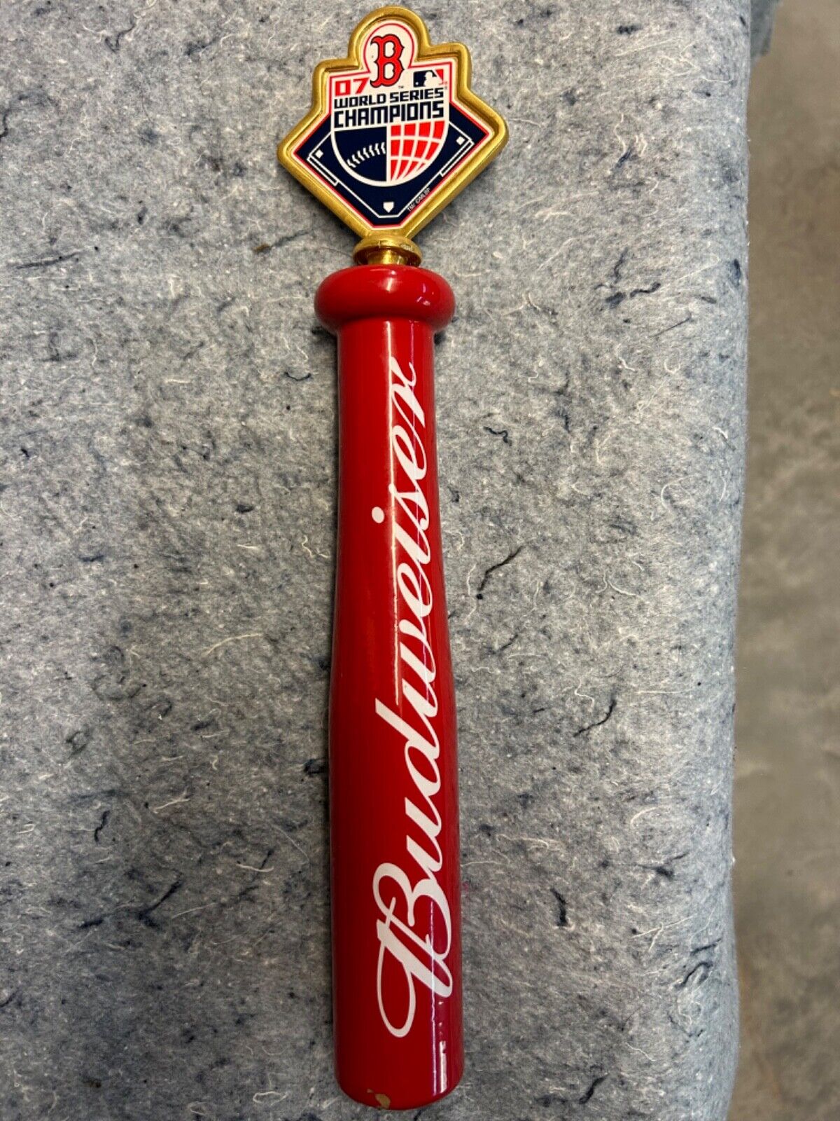 BUDWEISER BOSTON RED SOX WORLD SERIES CHAMPIONS 2007 Beer Tap Handle