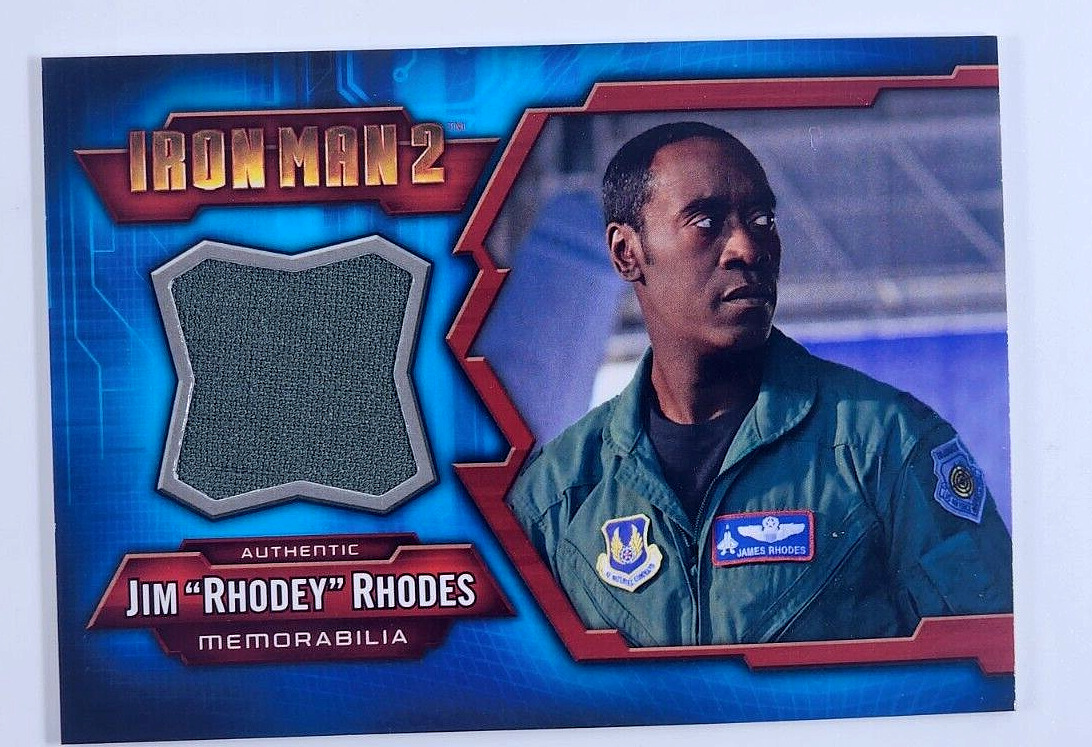 2010 Upper Deck Iron Man 2 Memorabilia Card #IMC10 Jim Rhodey Rhodes War Machine
