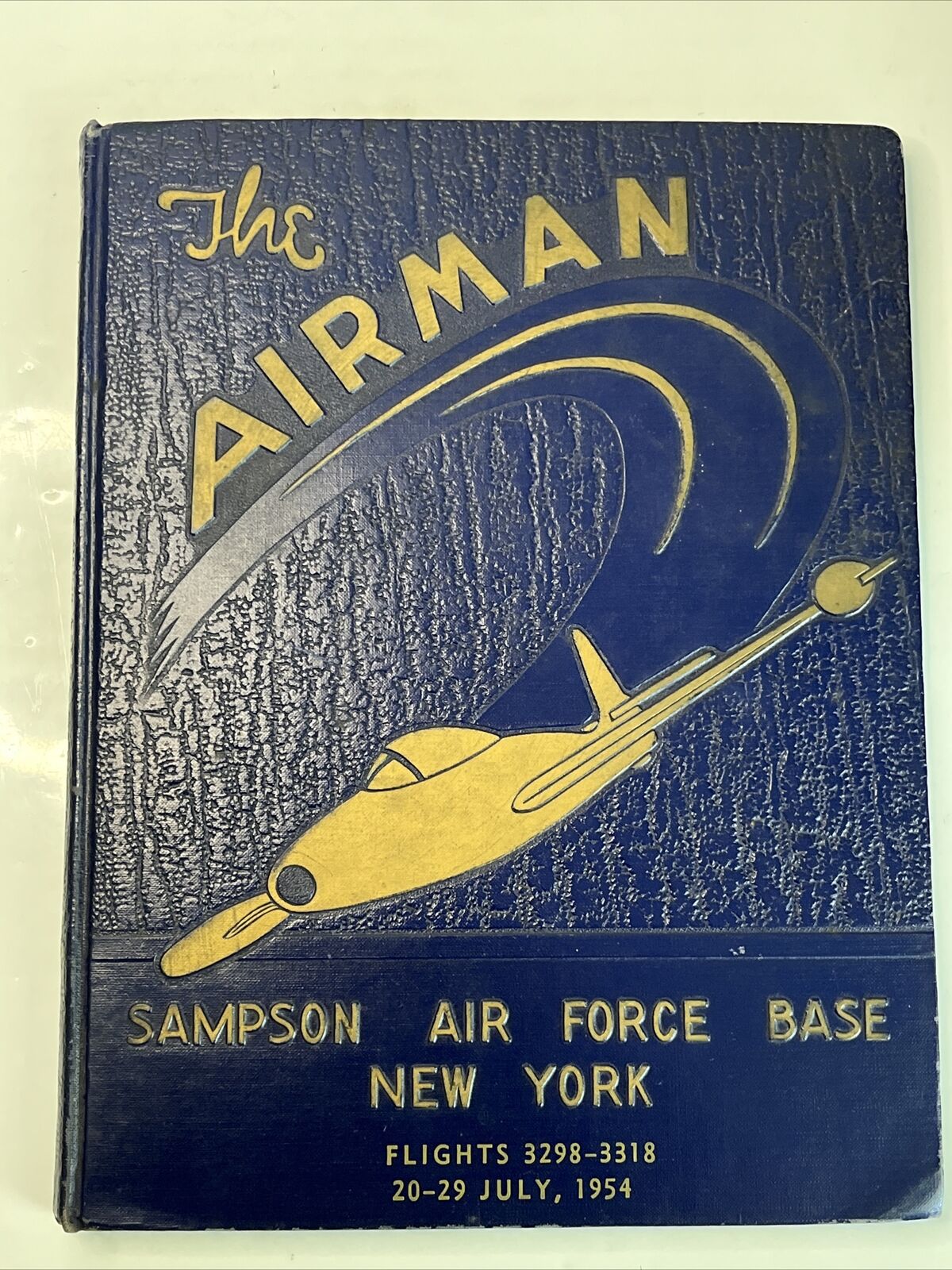 1954 The Airman Sampson Air Force Base YB Military July Flights 3298-3318 Names