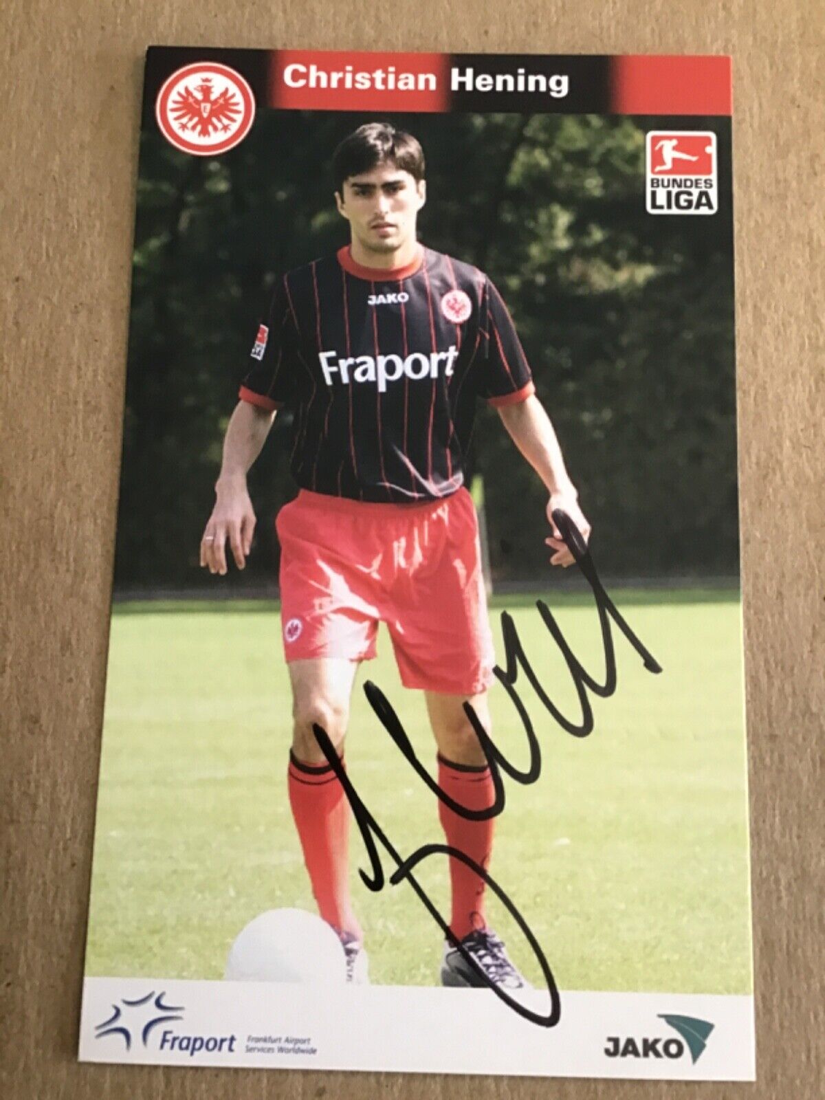 Chris, Brazil 🇧🇷 Eintracht Frankfurt 2003/04 hand signed