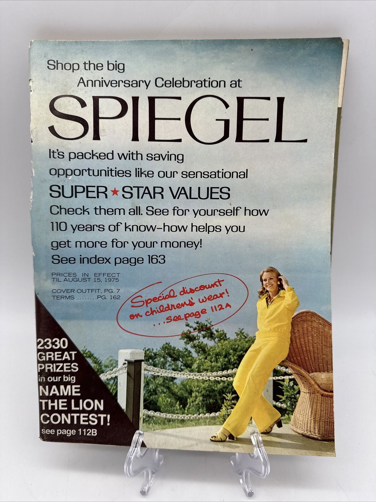 1975 SPIEGEL Big Anniversary Sale Catalog Book 223 pages Complete