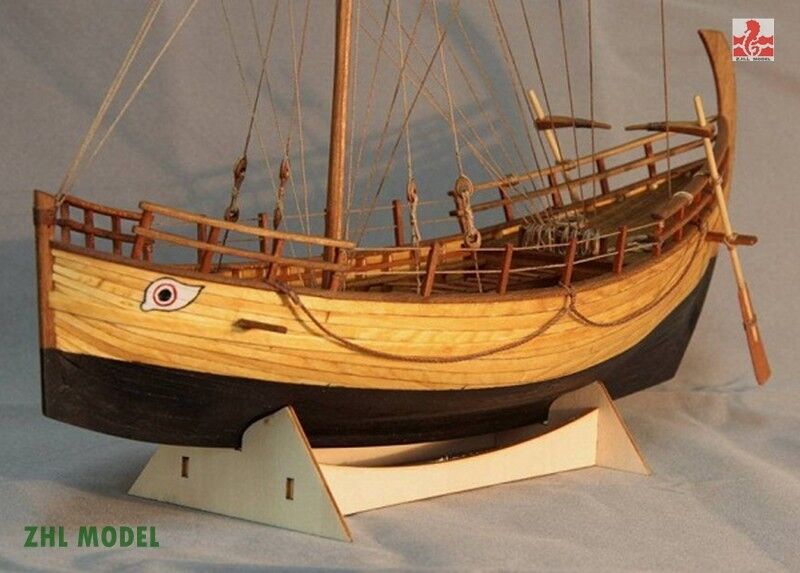 Greek Kyrenia 13.7\'\' 350 mm ancient trade boat wooden model ship kit