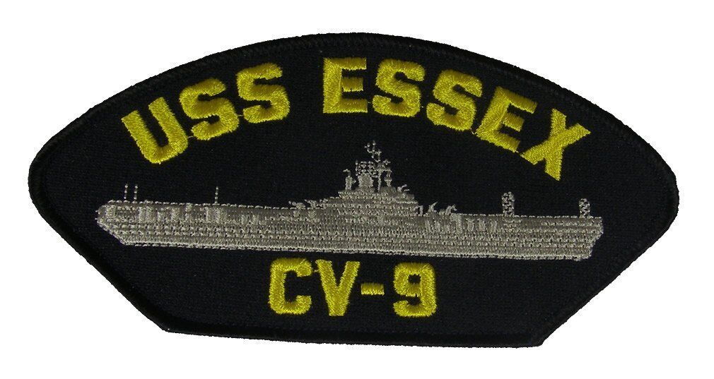 USS ESSEX CV-9 PATCH USN NAVY SHIP AIRCRAFT CARRIER APOLLO MISSION