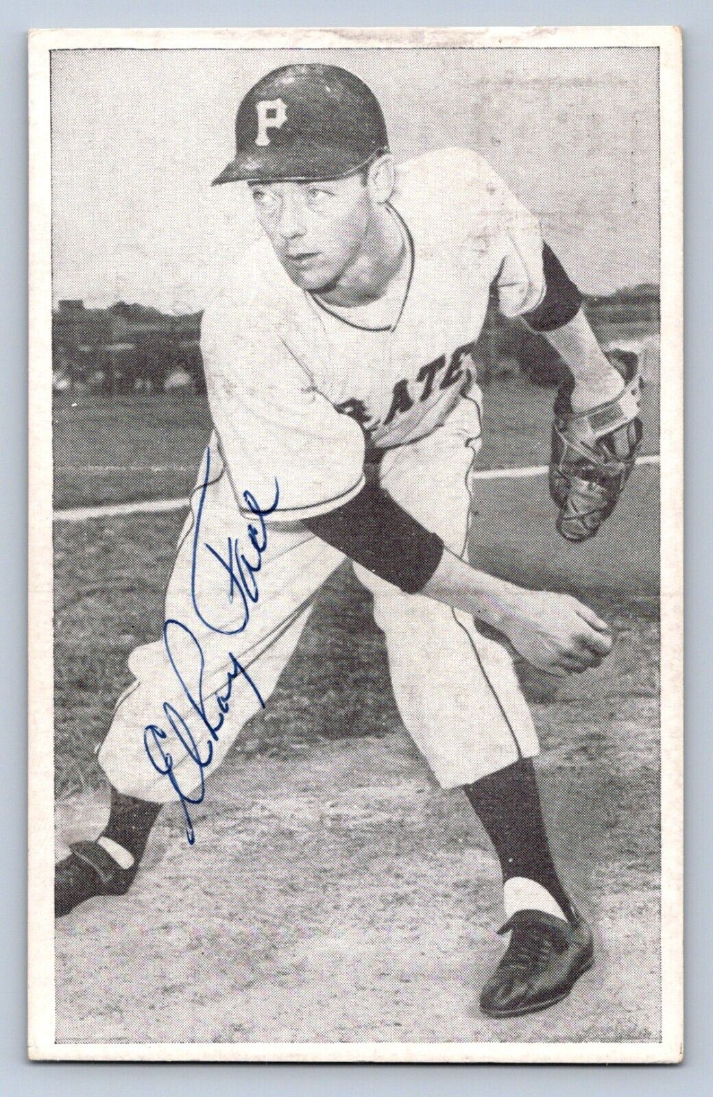 JH2/ Baseball Postcard c1950s Elroy Face Autograph Pittsburgh Pirates 127