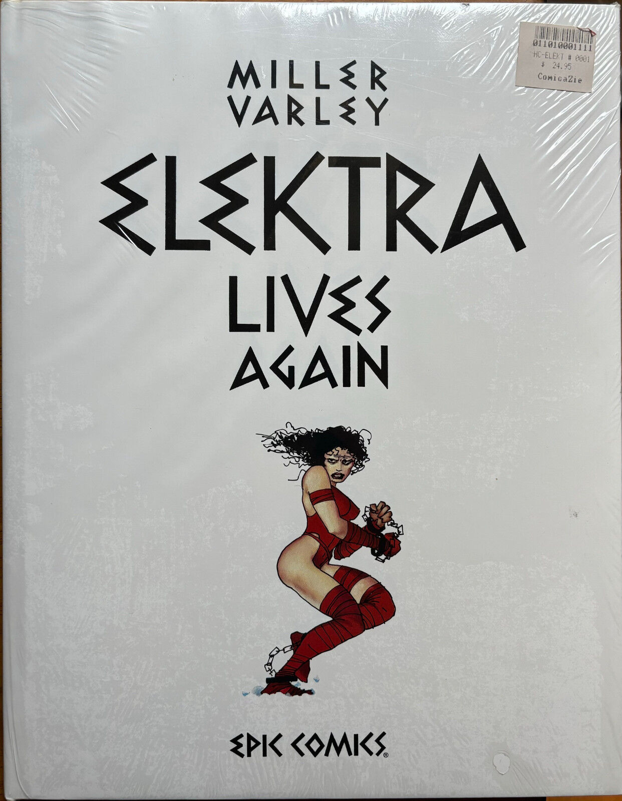 ELEKTRA LIVES AGAIN, EPIC COMICS, MARCH 1990, HARDCOVER, MINT CONDITION UNOPENED