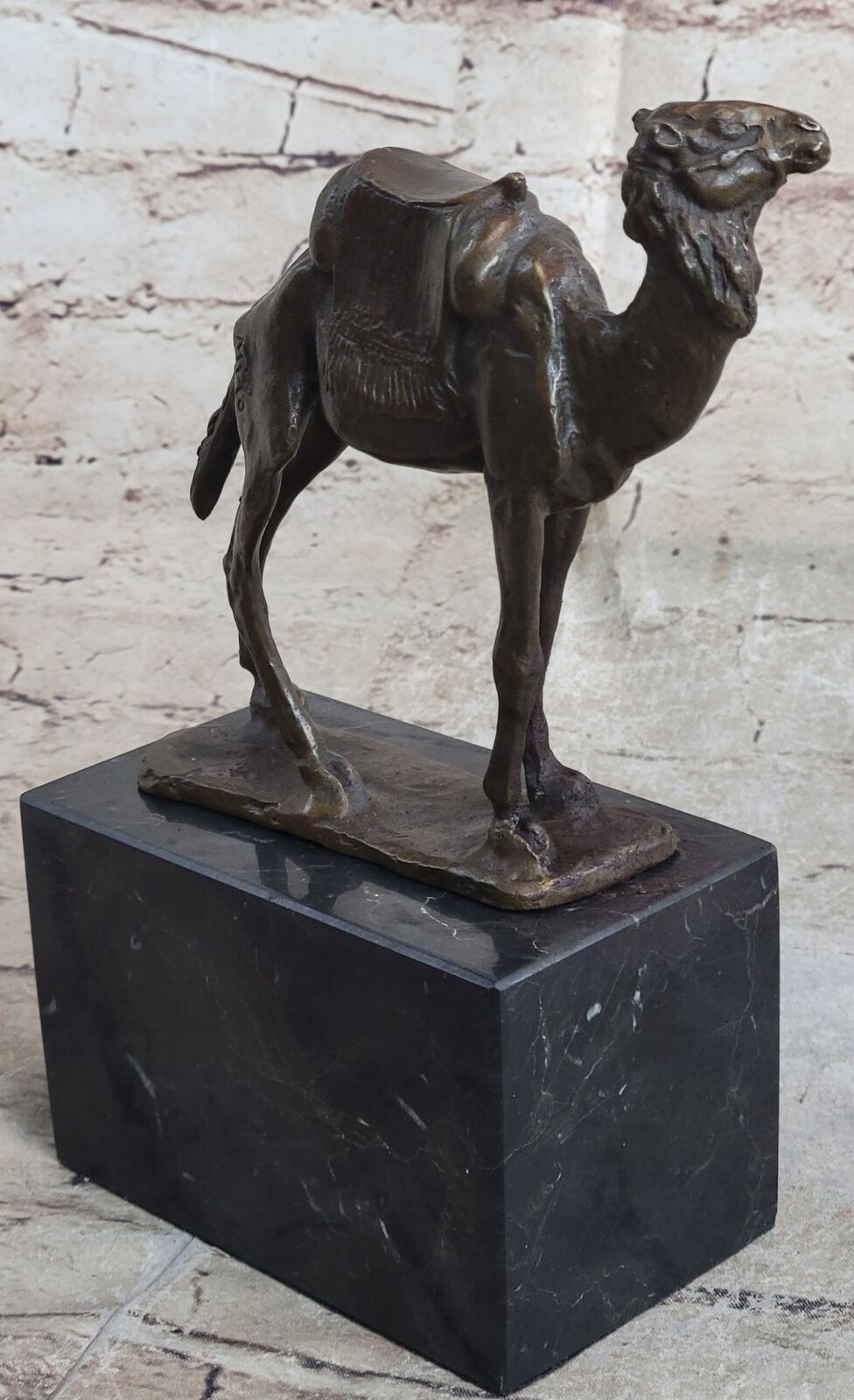 Signed Austrian Hot Cast Bronze Camel - Original Figurine Vienna Camel Decor