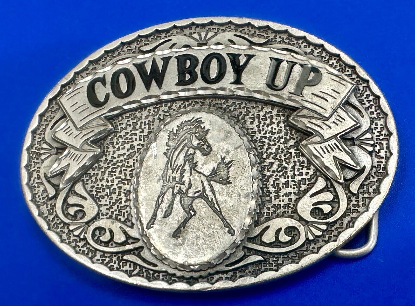 COWBOY UP - A way of life western belt buckle Legends West 2007 SP Bb2004