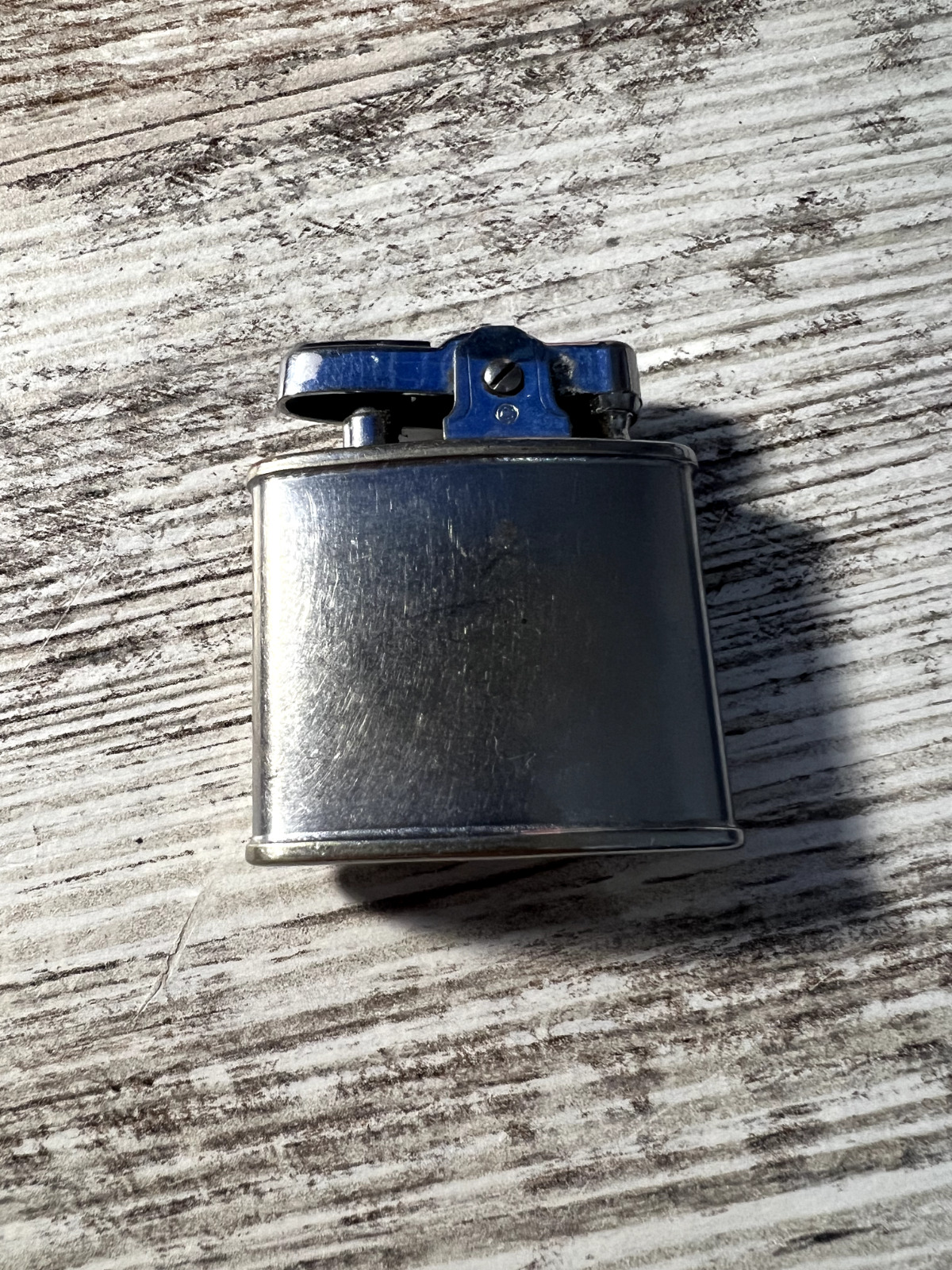 Ronson Whirlwind Vintage Silver Tone Lighter -