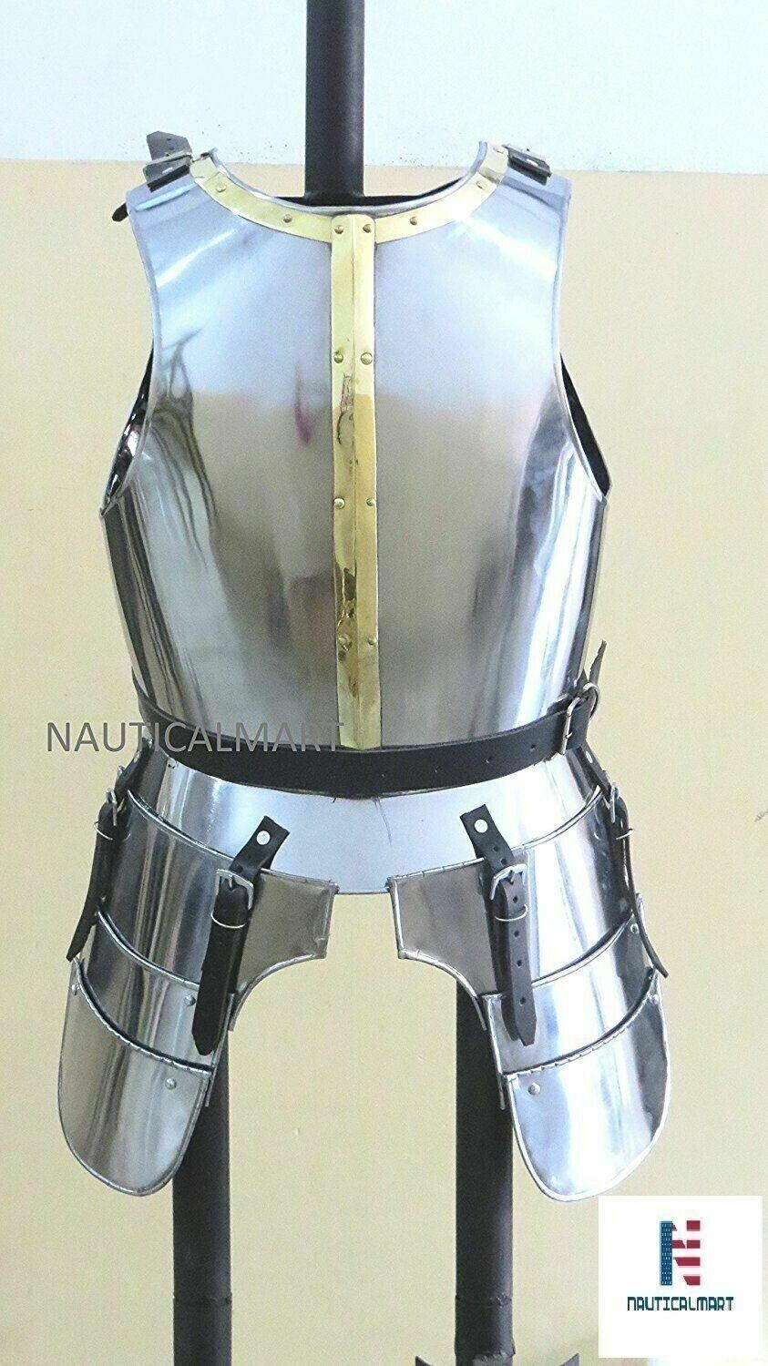 Larp Armor Medieval Knight Body Armor Breastplate Cuirass halloween costume