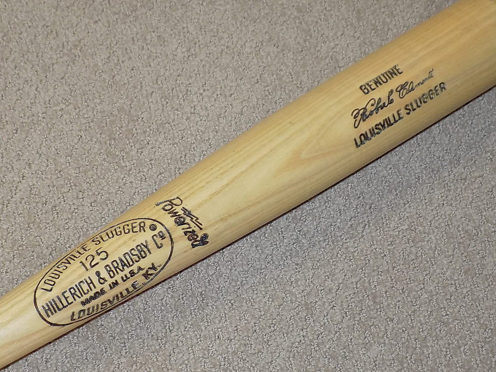 Roberto Clemente H&B Game Bat Pittsburgh PIrates PSA DNA His Last Bat 12/12/72