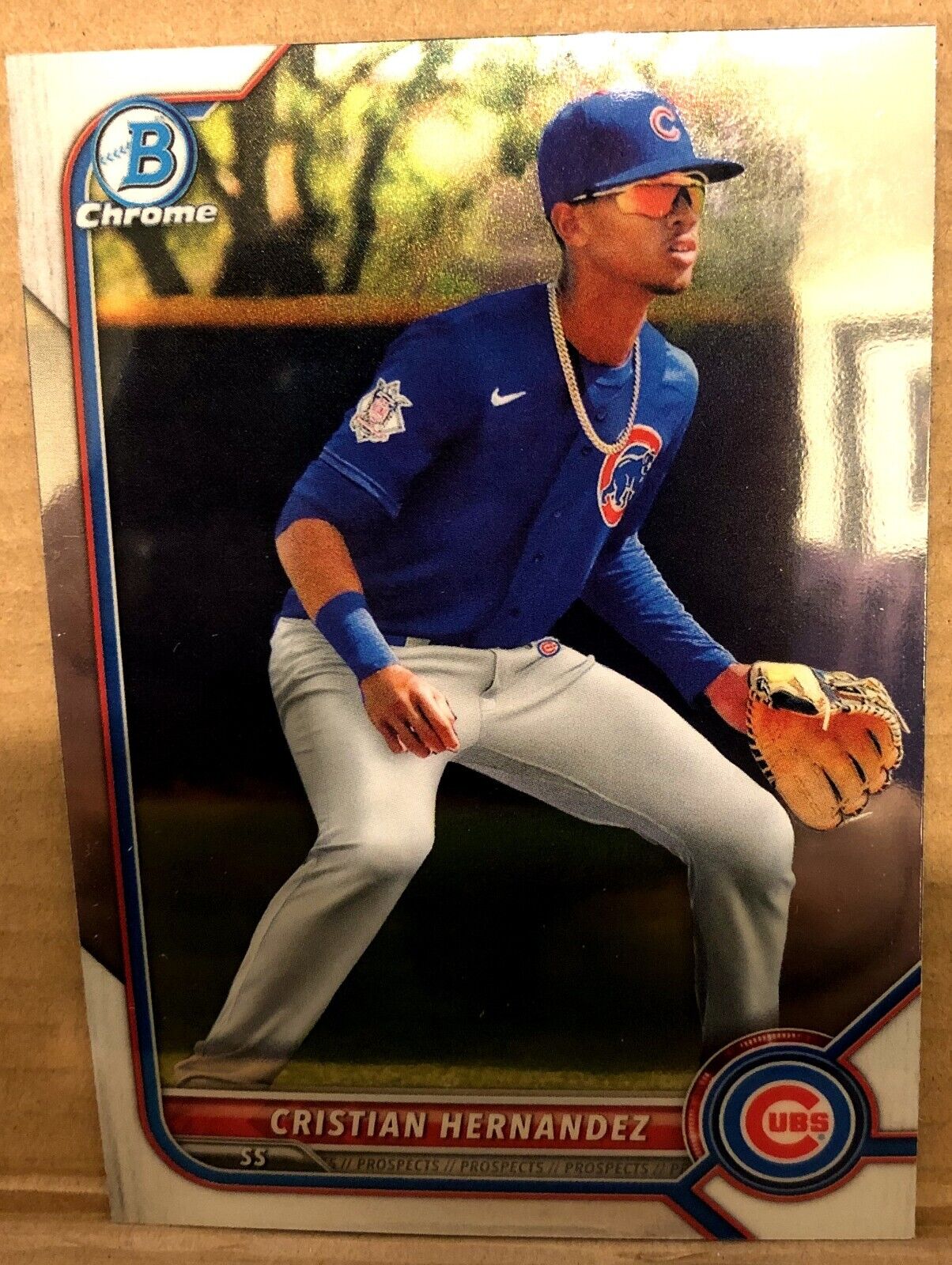 Cristian Hernandez(Chicago Cubs)2022 Bowman Chrome Rookie Baseball Card