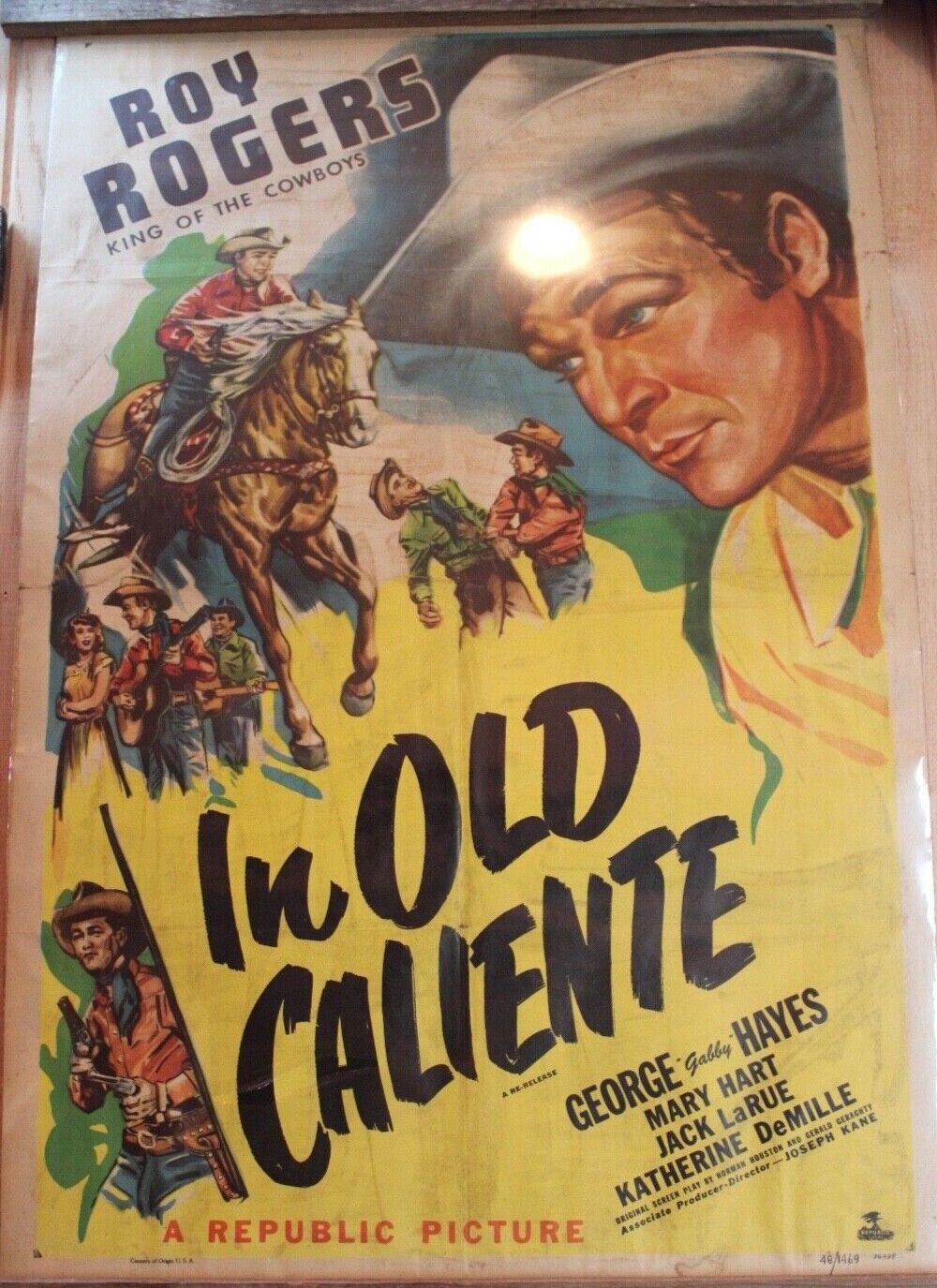 Authentic Roy Rogers In Old Caliente Movie Poster 48 of 1469